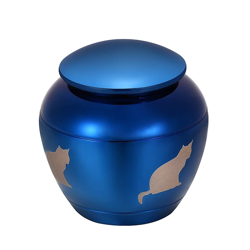 IJU047 Dear Pet Memorials урна для кошек пояса нержавеющая сталь мини Keepsake Urn My Cat's Ashes |