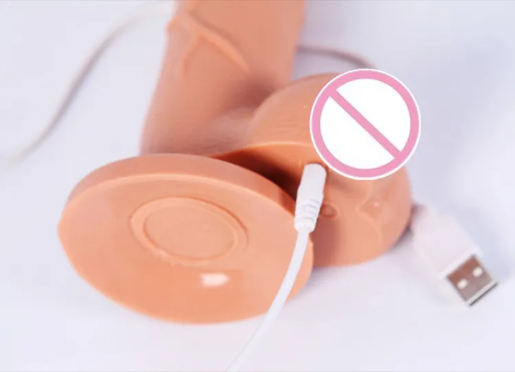 Фаллоимитатор с беспроводным дистанционным управлением зарядка через USB 8