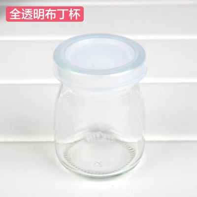 6 шт Бутылка для пудинга без свинца стеклянный пудинг чашка утолщенная молока с