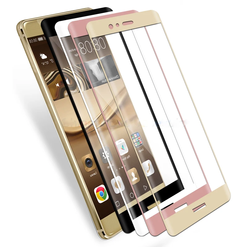 For huawei honor 6x V8 V9 8 P9 P10 LITE  PLUS P8 lite 2017 full cover tempered glass Original screen film full  protection