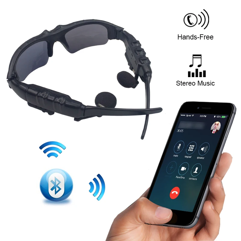 Bluetooth солнцезащитные очки уличные умные очки солнечные очки с Bluetooth беспроводная гарнитура Спорт с микрофоном для смартфонов