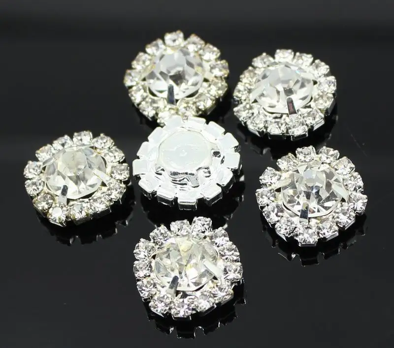 50 шт. 15 мм круглые пуговицы со стразами|button flatback|crystal buttonsrhinestone crystal button |