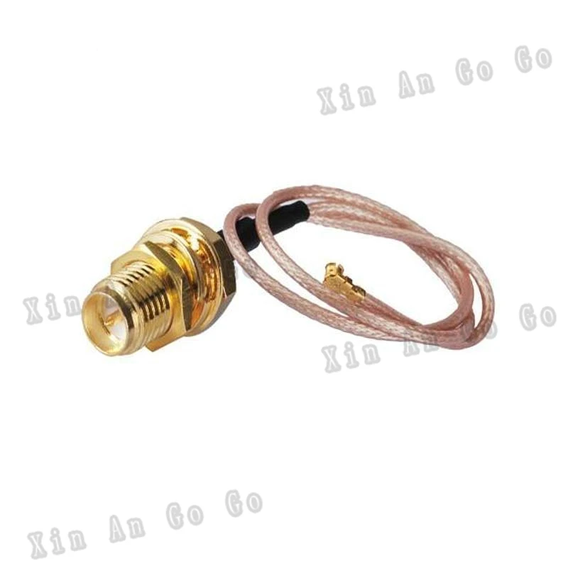 

Wholesale 10PCS IPX / u.fl to RP-SMA female connector Pigtail,50 Ohm,Cable RG178 Free shipping