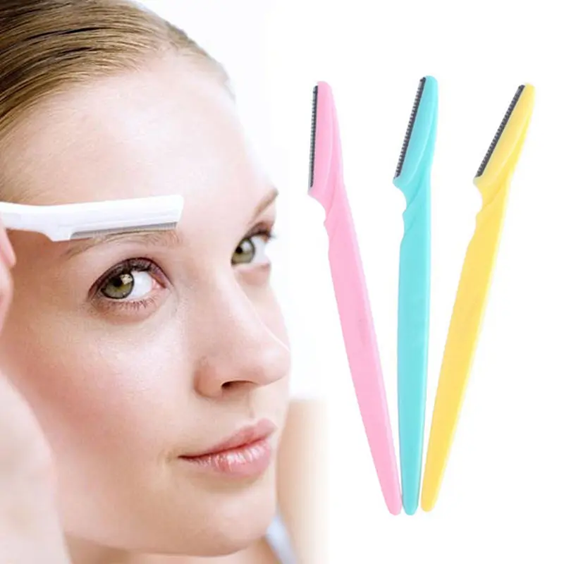 3 шт./компл. Бритва для бровей удаления волос на лице триммер острый Мини Макияж