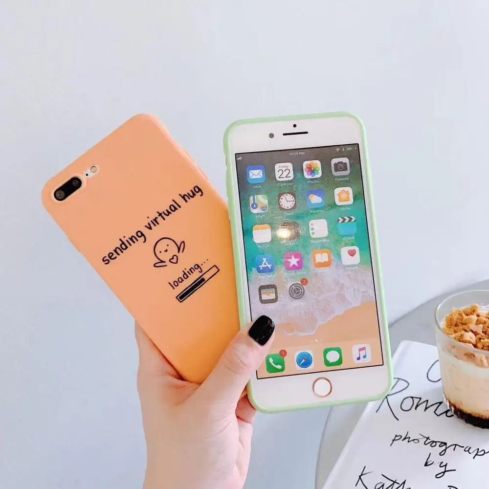 HUANQING мультфильм любовь кукла сотовый телефон чехол для iPhone6 6S 7 7Plus 8 8Plus милый XR XS Max