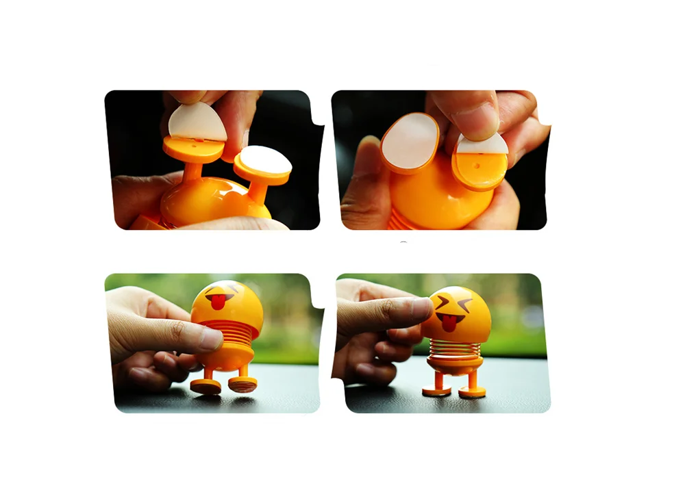 Украшение автомобиля центральная консоль качающаяся голова Весна кукла