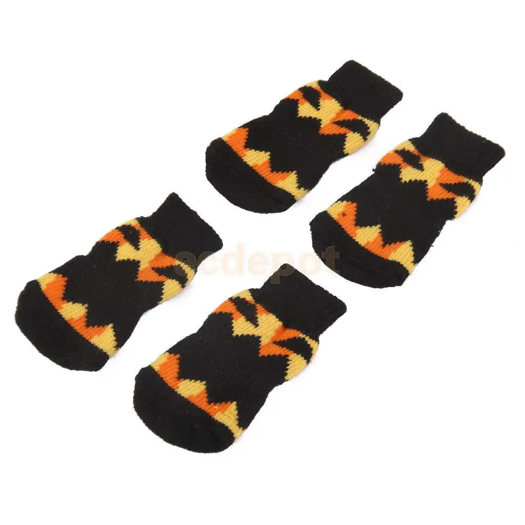 New Puppy Dog Cute Cartoon Non-Slip Socks Pet Footwear Slippers Angry Pumpkin | Дом и сад