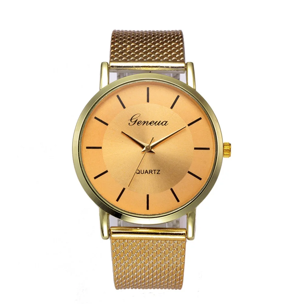 

Women New Fashion Simple Classic Watch Silicone Mesh Belt Watch Strap Quartz Casual Wristwatch Luxury Ladies Dress Clock#C