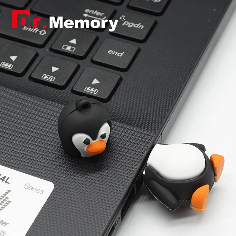 Прекрасный Пингвин USB флэш накопители с героями мультфильмов накопитель 32 GB в