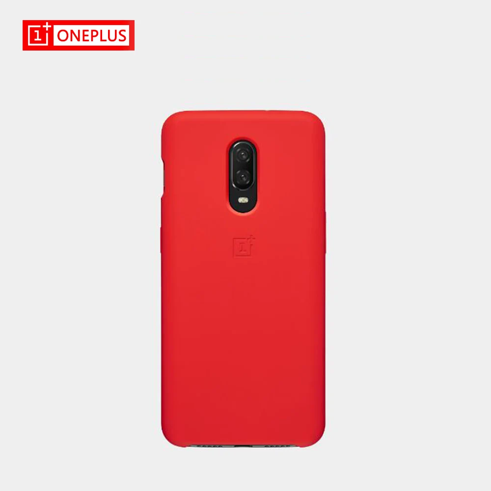 Для OnePlus 6T чехол Официальный Oneplus 6T силиконовый защитный чехол бампер чехол для One Plus 6T A6010 красный