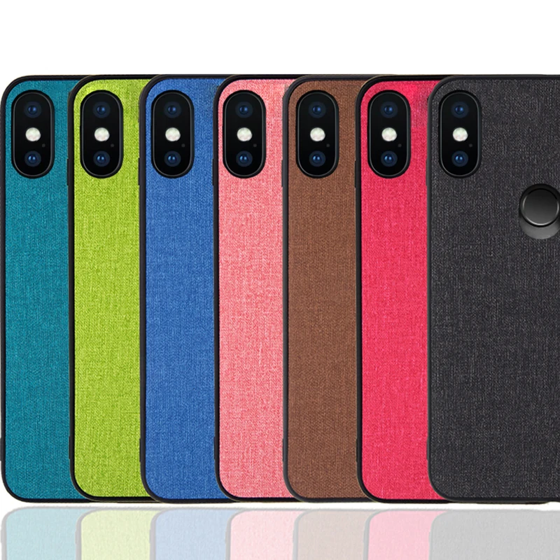 Тканевый чехол для Xiaomi mi 8 Se Pro A2 Lite 6x 5x A1 Max 3 x 2s 2 Red S2 Y2 5 Plus 6a Note 6 силиконовый |