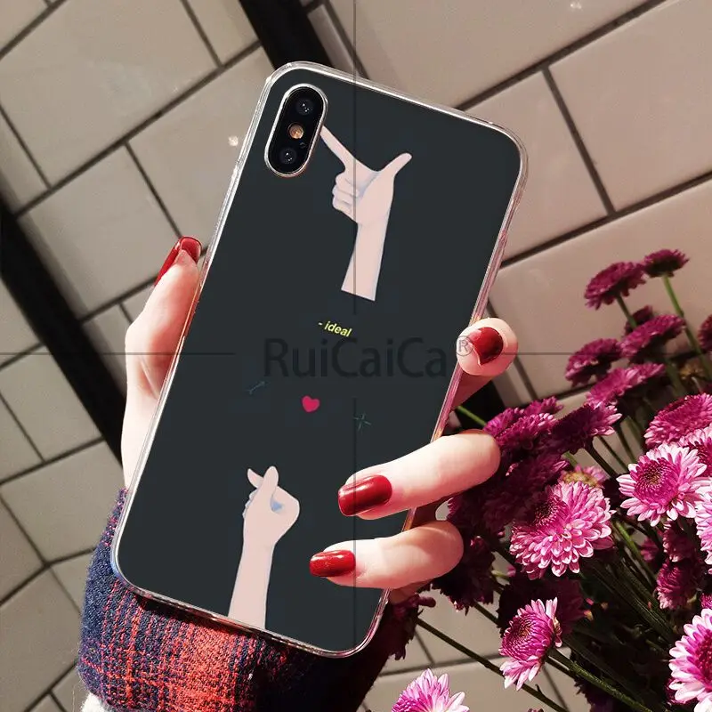 Ruicaica EXO kpop Черный белый мягкий прозрачный чехол для телефона Apple iPhone 8 7 6 6S Plus X XS MAX 5