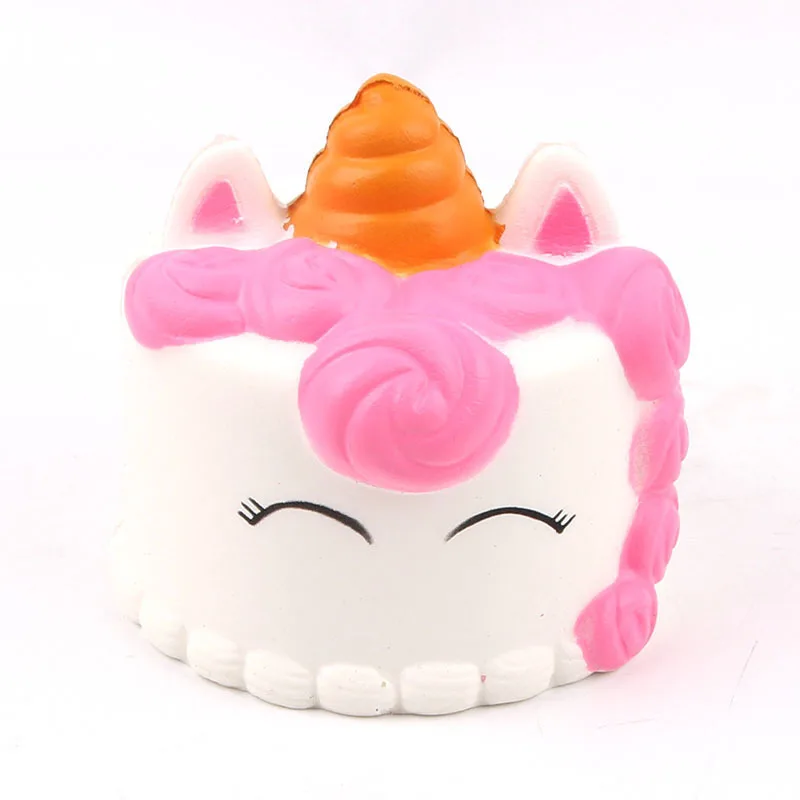 9 см милый Jumbo медленный рост Squishy КИТ торт мультфильм мягкий Squeeze Kawaii Squishies игрушки