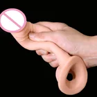 Мягкий силиконовый пенис экстендер рукавом увеличить Для мужчин t презервативы многократного использования петух рукав утолщение для мужчин, кольцо на пенис для взрослых Секс-игрушки для Для мужчин