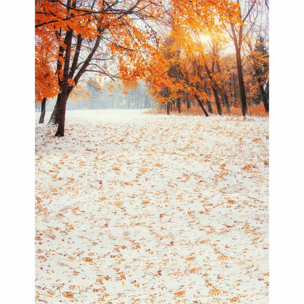 Allenjoy фото фон осень Золотой лес фотостудия Фотофон доски Декорации для