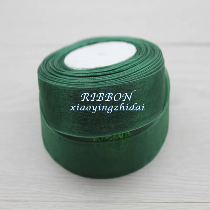 Free postage 2.5cm wide transparent gauze wedding decoration ribbon 45 meters roll | Дом и сад