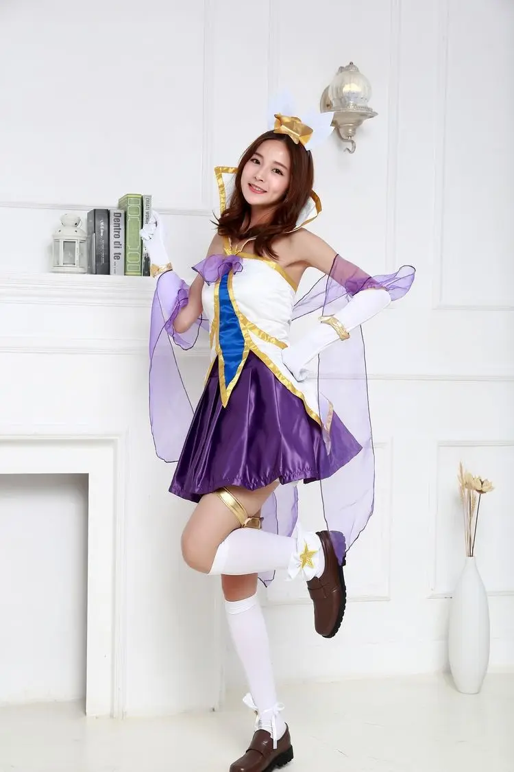 Женский костюм для косплея Лига новых легенд|cosplay costume|halloween cosplayparty costume |