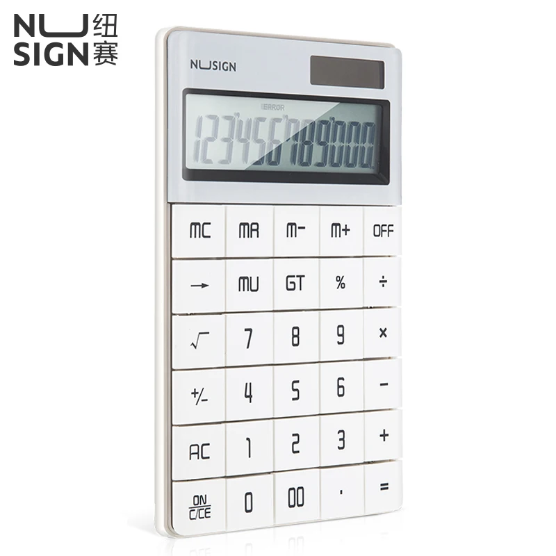 Стиль Deli NS041 Fanshion калькулятор для Бизнес, офиса и финансы 12 битов двойной источника питания 4 вида цветов дополнительно