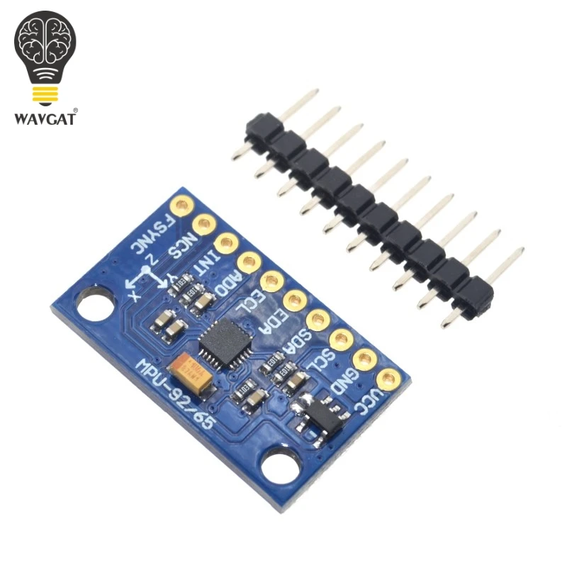 1 шт. SPI/IIC Φ MPU 9250 9 осевое отношение + гироскоп акселератор магнитометр сенсорный