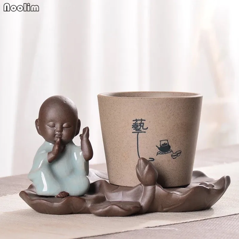 NOOLIM новый маленький монах Zen суккуленты цветочный горшок фиолетовая глина