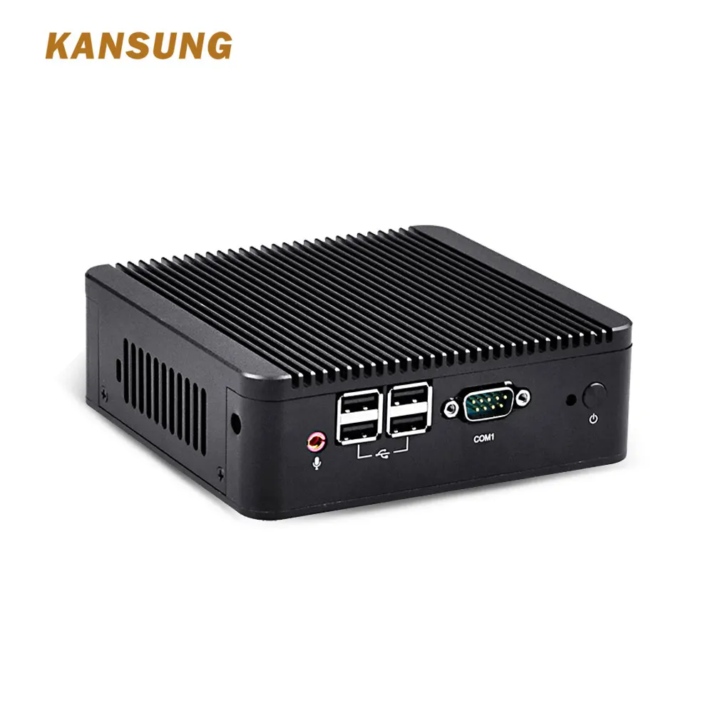 KANSUNG двойной гигабитный Intel Celeron 1007U двухъядерный мини ПК Поддержка Windows 10 Windows XP Linux Bareone настольный компьютер