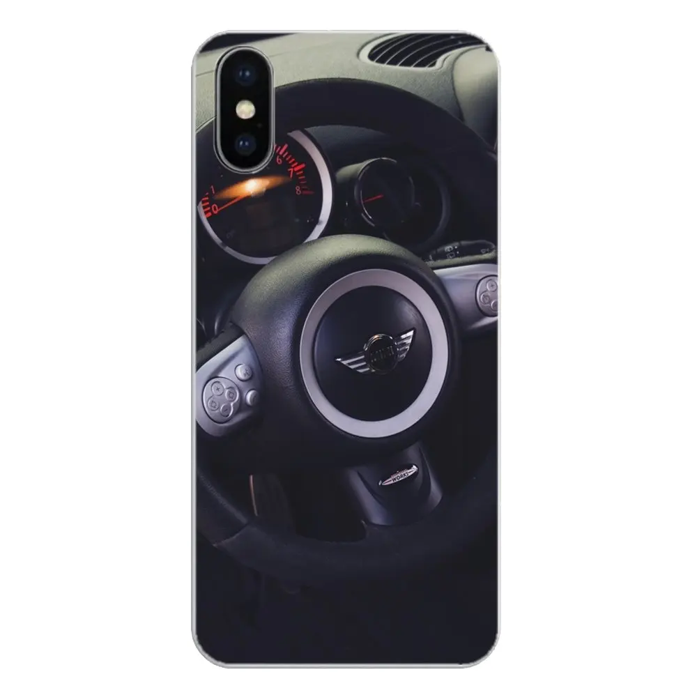 Для Samsung Galaxy S2 S3 S4 S5 MINI S6 S7 edge S8 S9 Plus Note 2 3 4 5 8 Coque Fundas car mini cooper jcw Мягкий Силиконовый