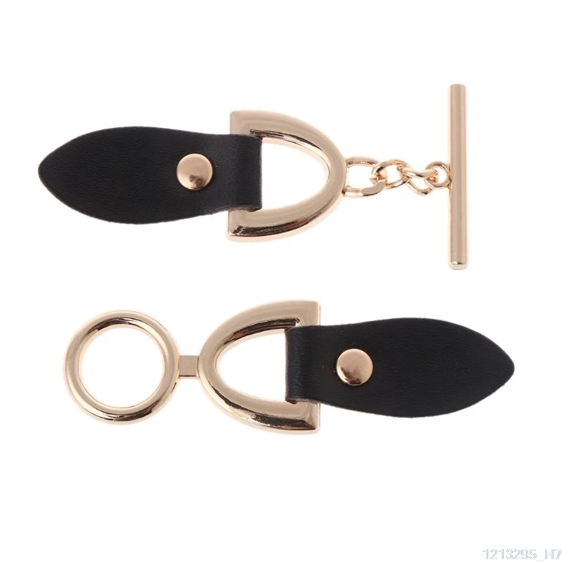 1 Комплект кожаных застежек декоративные пуговицы свитер с пряжкой куртка пальто