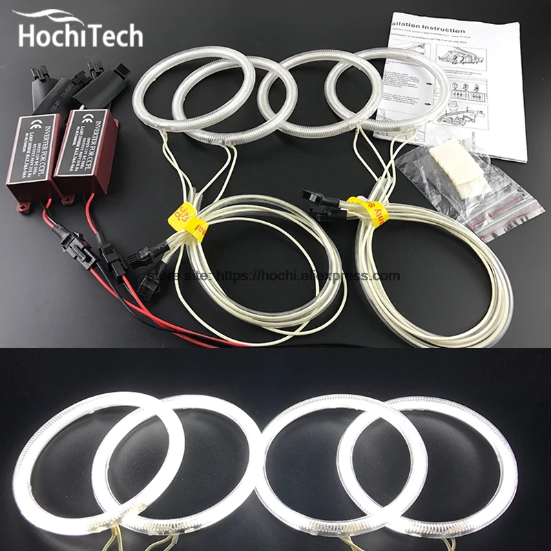 HochiTech белый 6000K CCFL головсветильник гало ангельские глазки комплект светильник