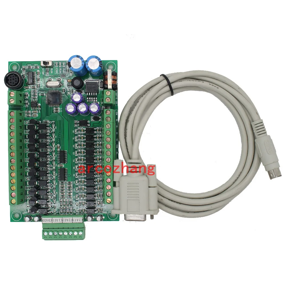 Программируемый логический контроллер FX1S EX1S 22MT RS485 4 канальный аналоговый plc