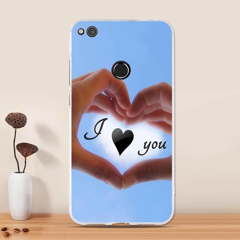 For Huawei Honor 8 lite Case Silicone Funda for P8 Lite 2017 Cover Soft TPU Coque P9 Capa | Мобильные телефоны и