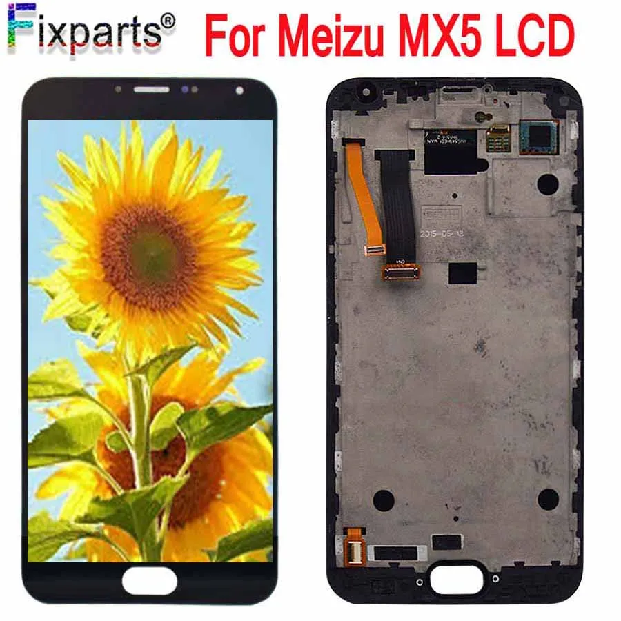 100% протестированный для Meizu MX5 ЖК дисплей + дигитайзер сенсорный экран Стекло