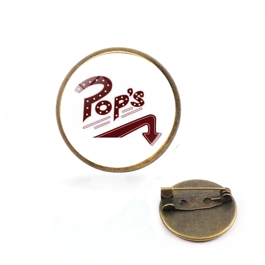 Популярная булавка в виде ривердейла брошь мультика Значки для одежды джинсовая