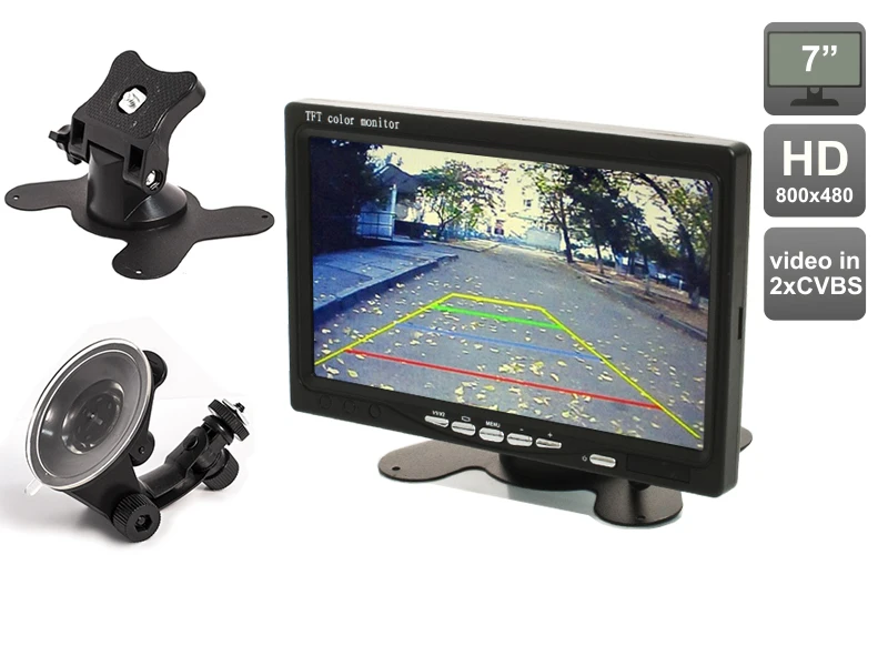 Автомобильный монитор 7&quot для установки на приборную панель AVIS Electronics AVS0704BM|for