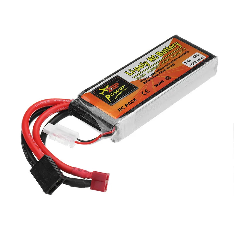ZOP Power 7 4 в 7000 мАч 40C 2S аккумуляторная Lipo батарея для TRAXXAS SUMMIT RC Car|Детали и