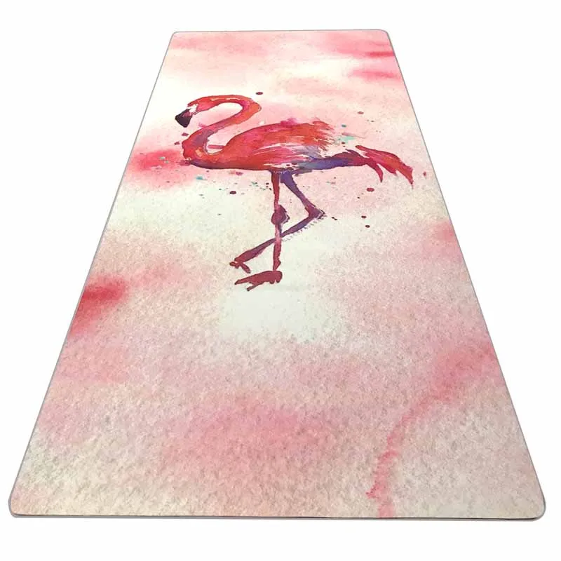 

183cm*61cm*3.5mm Natural Rubber Suede Fabirc Non-Slip Environmental Protection Lose Weight Exercise Mat Fitness Yoga Mat