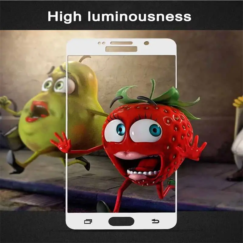 Baixin полное покрытие экрана протектор для Samsung Galaxy A3 A5 A7 2017 A320 A520 A720 9H Закаленное