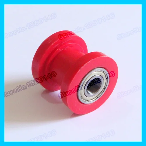 Натяжитель ролика для мотоцикла 10 мм красная цепь направляющая колеса 125 XR CRF 50