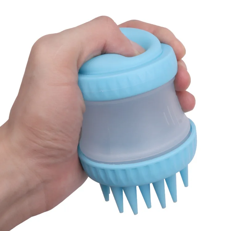 Многофункциональная щетка для ванны домашних животных из силикагеля инструмент