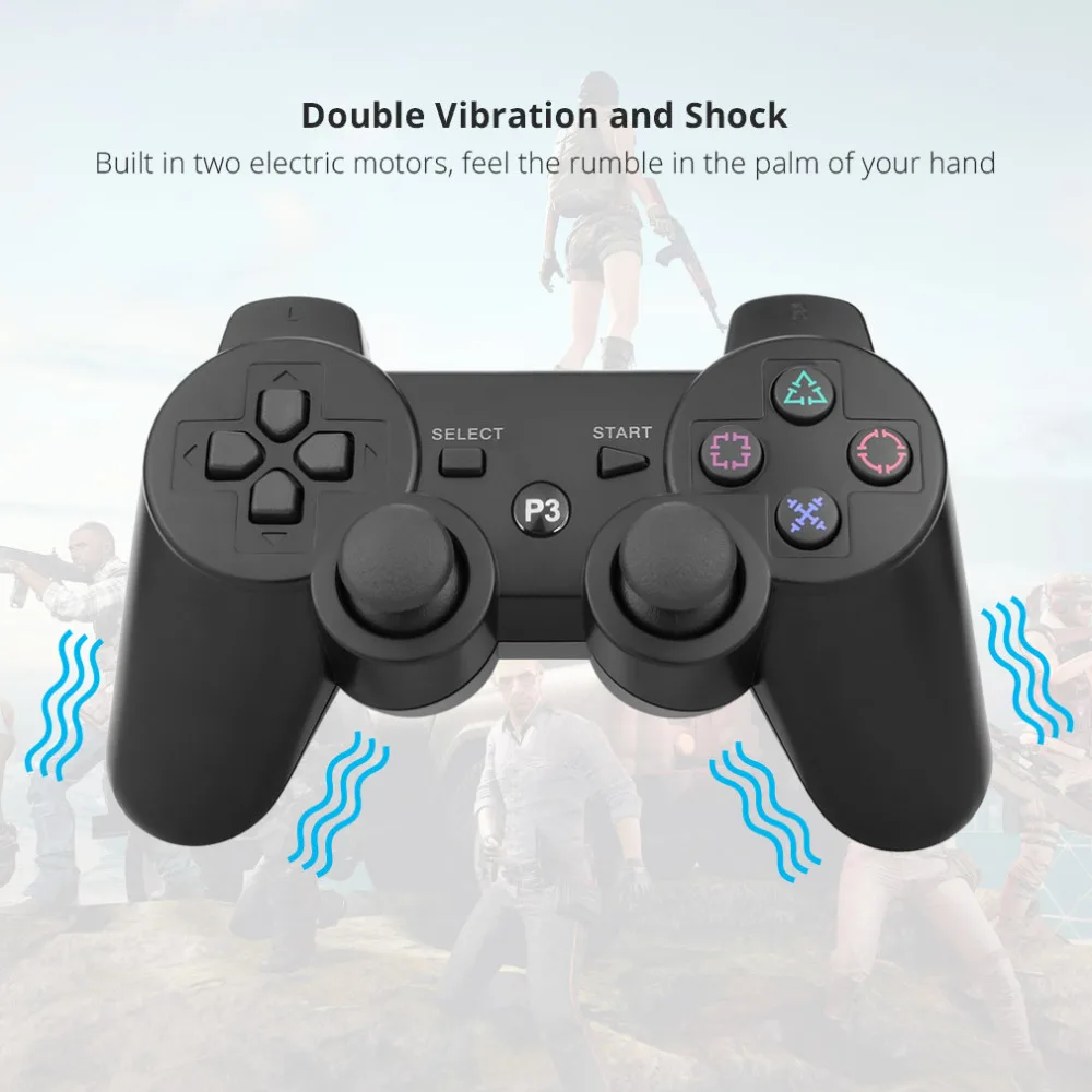 Беспроводной Bluetooth контроллер для SONY PS3 геймпад PlayStation3 игровой двойной шок