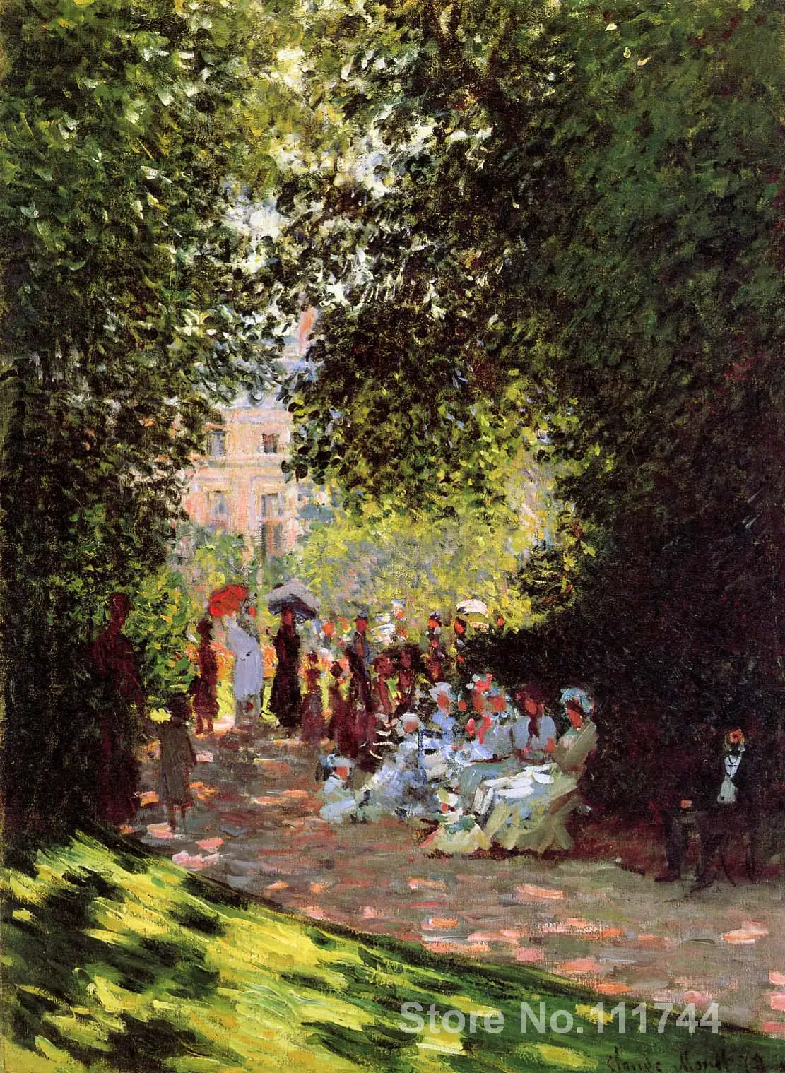 

buy a painting Park Monceau Claude Monet home decor High quality Hand painted