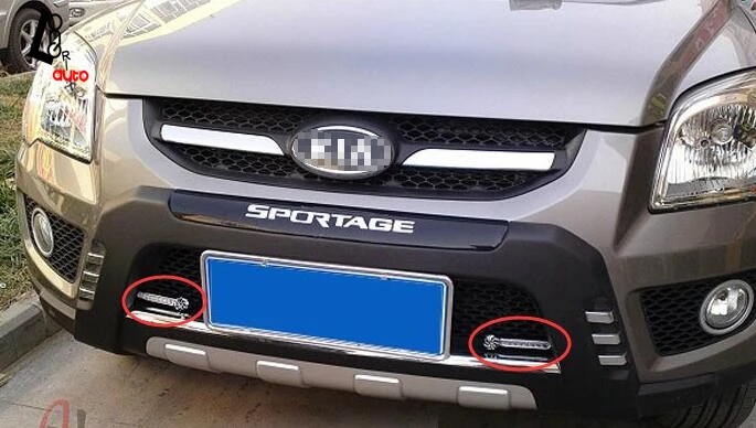 Автомобильный Стайлинг 2 шт. ветровая мощность автомобильная решетка Белый