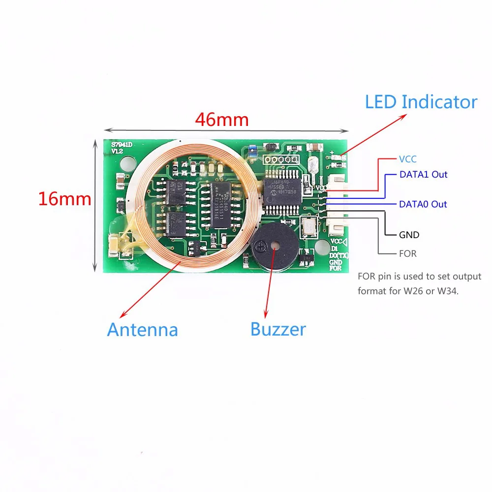 RFID считыватель UART 5 в постоянного тока 13 56 МГц 125 кГц|Детали и аксессуары для