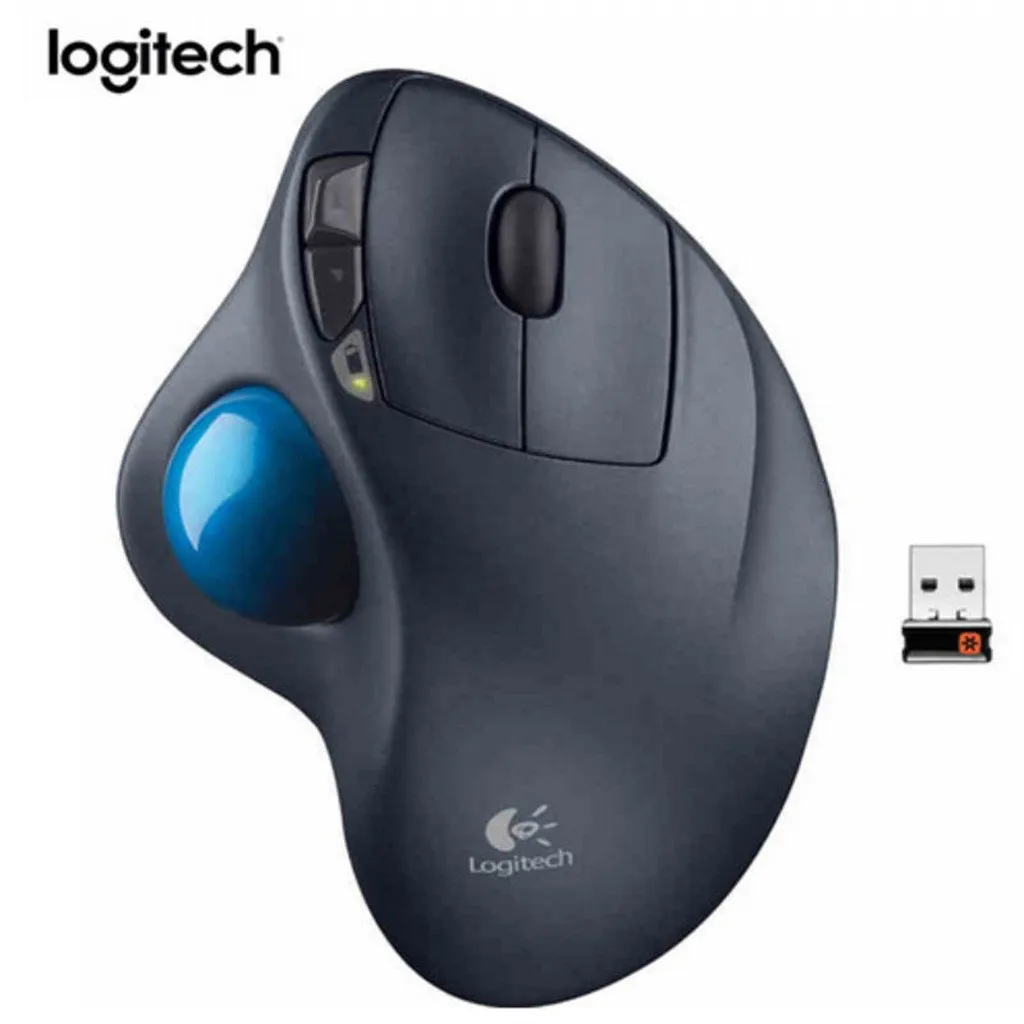 Оригинальная Беспроводная трекбол-Мышь logitech M570 2,4 Ghz эргономичная Вертикальная профессиональная рисованная лазерная мышь для Win10/8/7