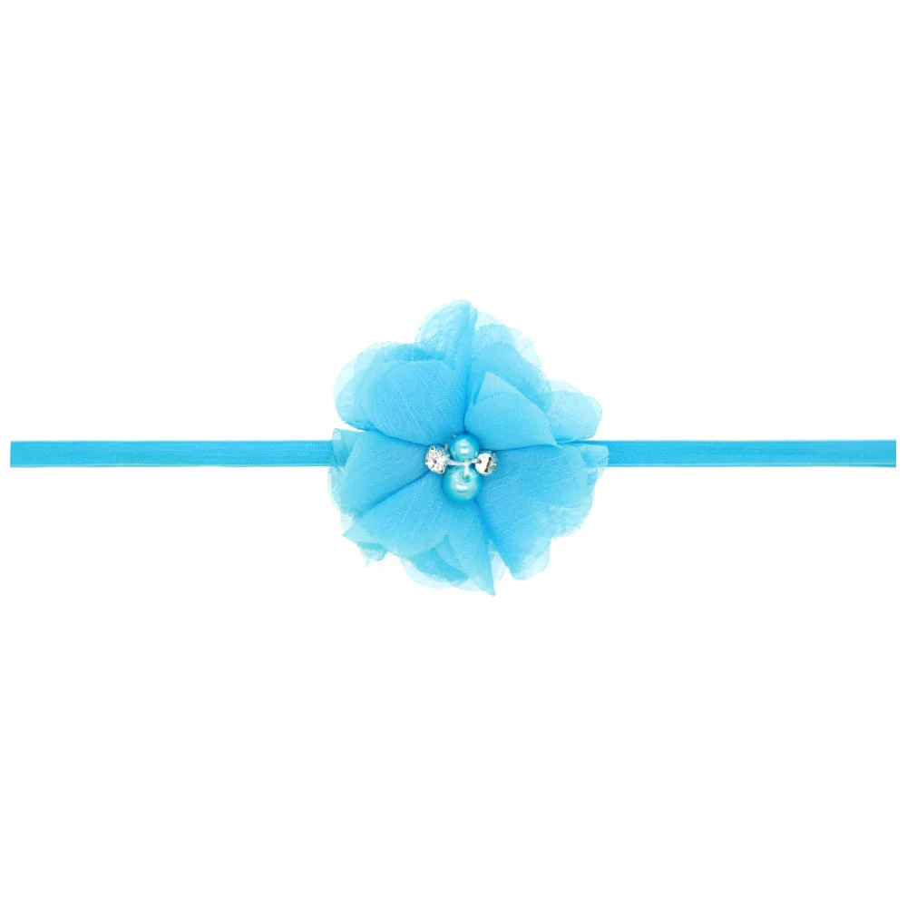 1 Piece MAYA STEPAN Rhinestone Flower Children Hair Head Band Accessories Baby Newborn Girl Rope Headband Headwear Headwrap | Детская
