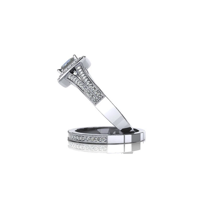 Женский винтажный набор колец COLORFISH 1 карат кольцо принцессы из стерлингового