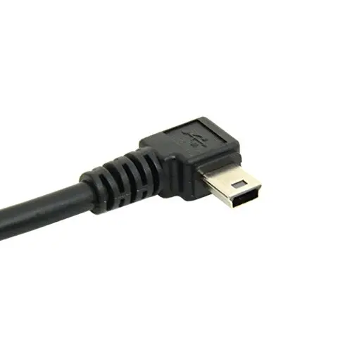 Mini USB 5Pin 90 градусов левый и правый угловой штекер на 2 0 зарядный кабель 20