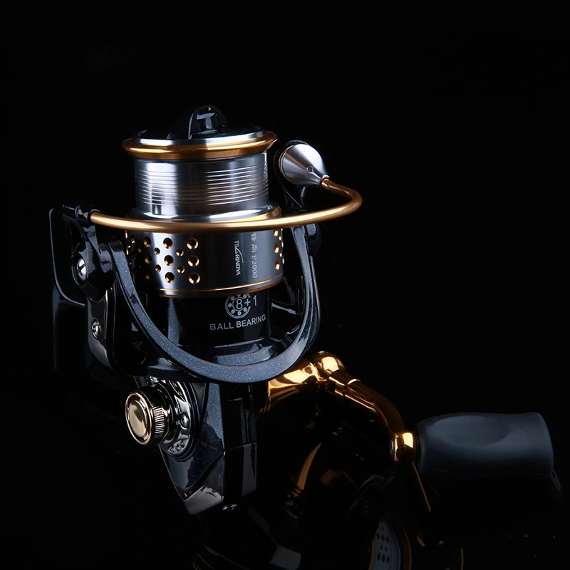 TSURINOYA Fishing Reels 8+1 Ball Bearing Gear Ratio 5.2:1 Two spools Saltwater Lightweight Spinning Reel FSHANG 2000 | Спорт и