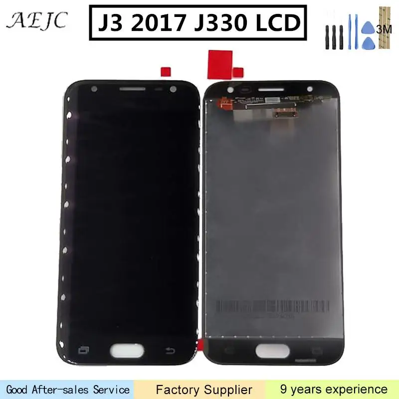 Супер OLED для Samsung Galaxy J3 2017 ЖК дисплей кодирующий преобразователь сенсорного