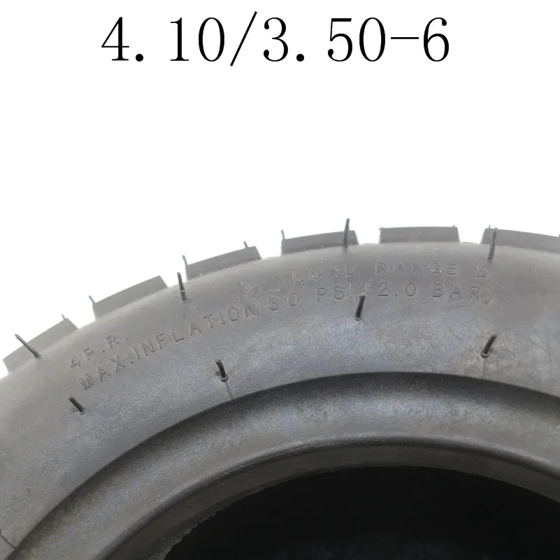 Самокат вакуумные шины " газонокосилка/снег& MudTyre 4,10/3,50-6 подвижный скутер бескамерные шины без внутреннего клубня ATV refit motorcy
