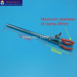 Маленький лабораторный зажим с тремя зубцами, удлинитель с одной регулировкой, испытательная трубка, лабораторный зажим